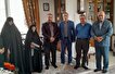دیدار مسئولان بنیاد شهید و امور ایثارگران تهران بزرگ با خانواده شهدای معلم