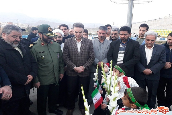مراسم رونمایی از تمثال سپهبد شهید 