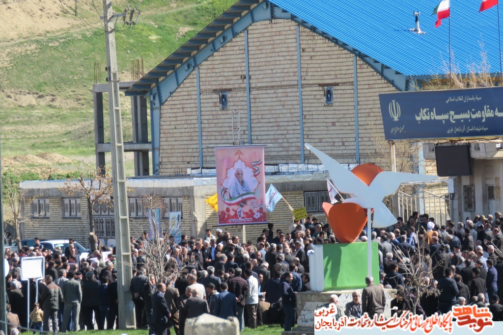 پیکر مطهر جانباز شهید «عباس الطافی» در تکاب تشییع شد+ تصاویر