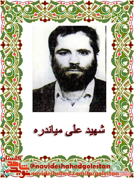 برگی از زندگی شهید «علی میاندره»