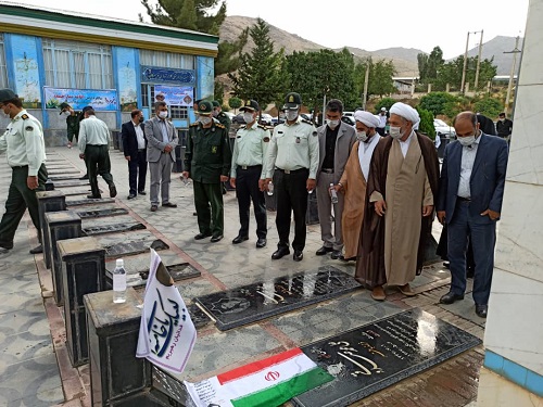 گزارش تصویری| تجدید بیعت مسئولان شهرستان تویسرکان با شهدای عملیات مرصاد