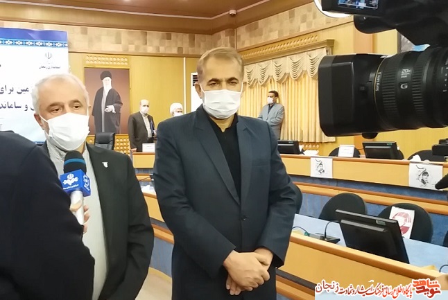 فیلم/ مصاحبه صدا و سیما با معاون رئیس جمهور در استانداری زنجان