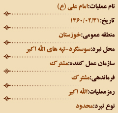 عملیات های هشت سال دفاع مقدس (اردیبهشت ماه)