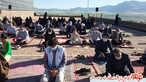 مراسم دعای ندبه در گلزار شهدای شهرستان سلسله برگزار شد