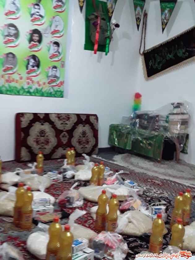 گزارش تصویری/ کمکهای مومنانه همسر شهید «ابراهیم بیرانوند» در ماه رمضان