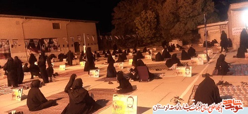 گزارش تصویری/ برگزاری مراسم عزای حسینی به نیابت از شهدای کوهدشت