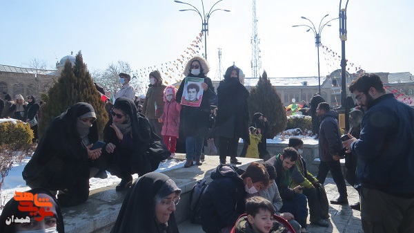 گزارش تصویری| راهپیمایی ۲۲ بهمن در همدان (۲)