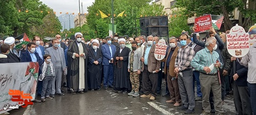 گزارش تصویری| راهپیمایی روز قدس در همدان