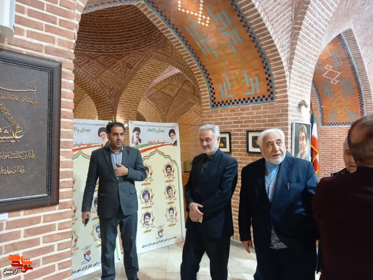 افتتاح نمایشگاه هنرهای دستی ایثارگران و جانبازان در اردبیل
