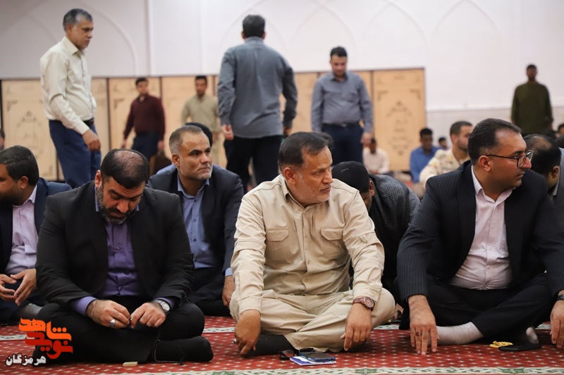 برگزاری مراسم سالگرد شهادت شهید «خلیل تختی‌نژاد» در مسجد جامع بندرعباس