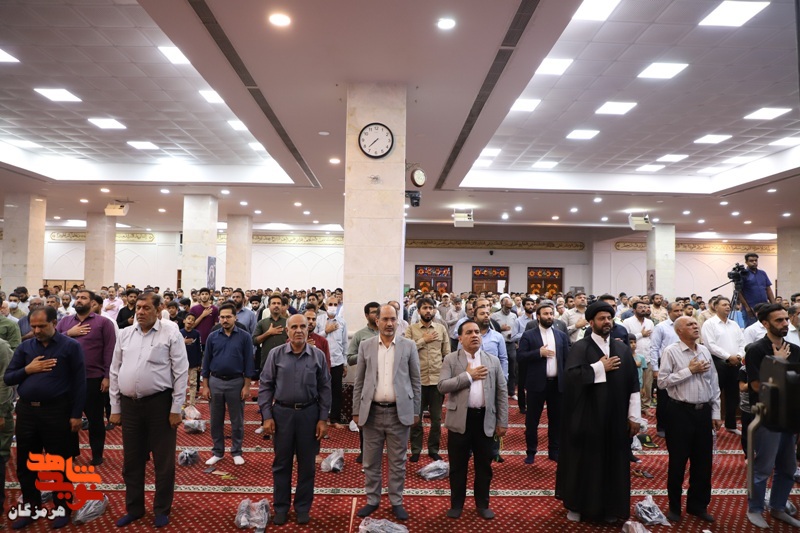 برگزاری مراسم سالگرد شهادت شهید «خلیل تختی‌نژاد» در مسجد جامع بندرعباس