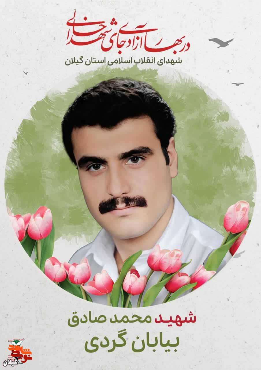شهید محمدصادق بیابانگردی، راوی ایثار و مقاومت