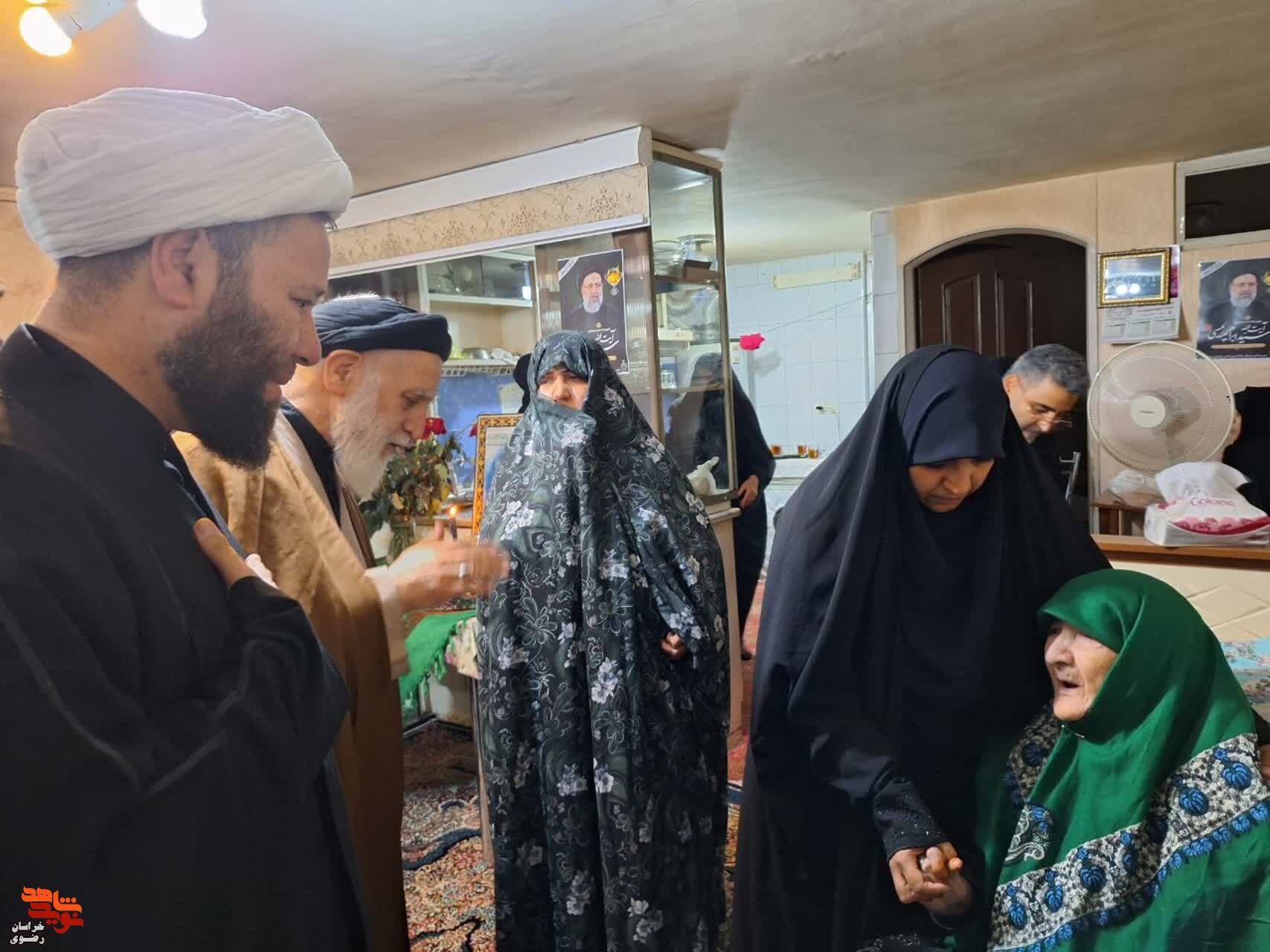 دیدار با مادر داغ دیده «شهید جمهور»