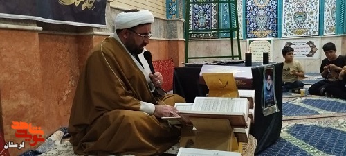 محفل انس با قرآن به یاد شهدای خدمت