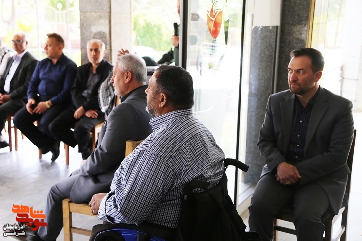 کاروان دوچرخه‌سواری جانبازان بصیر آذربایجان شرقی به حرم مطهر امام (ره)