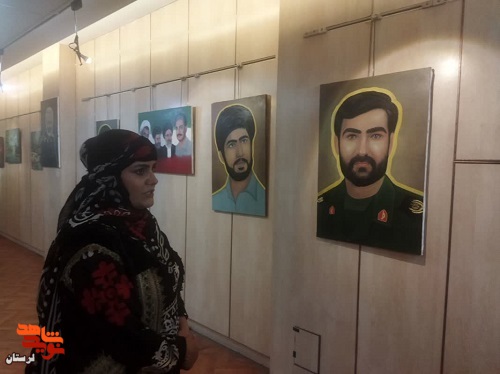 نمایشگاه نقاشی شهدا در نگارخانه «شهید هژبر» افتتاح شد