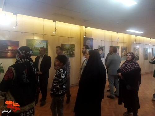 نمایشگاه نقاشی شهدا در نگارخانه «شهید هژبر» افتتاح شد