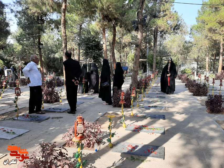 آیین غبار روبی و عطر افشانی مزار شهدا تهران برگزار شد