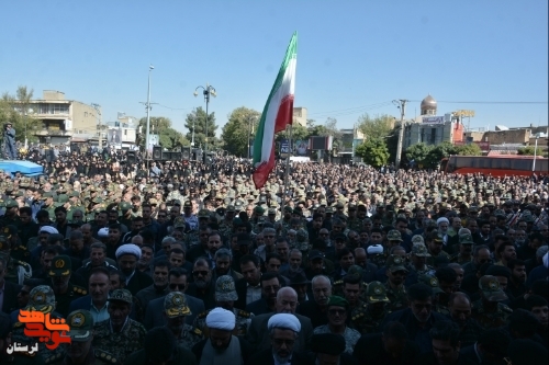 پیکر شهید وطن «مهدی نقوی» در بروجرد تشییع شد