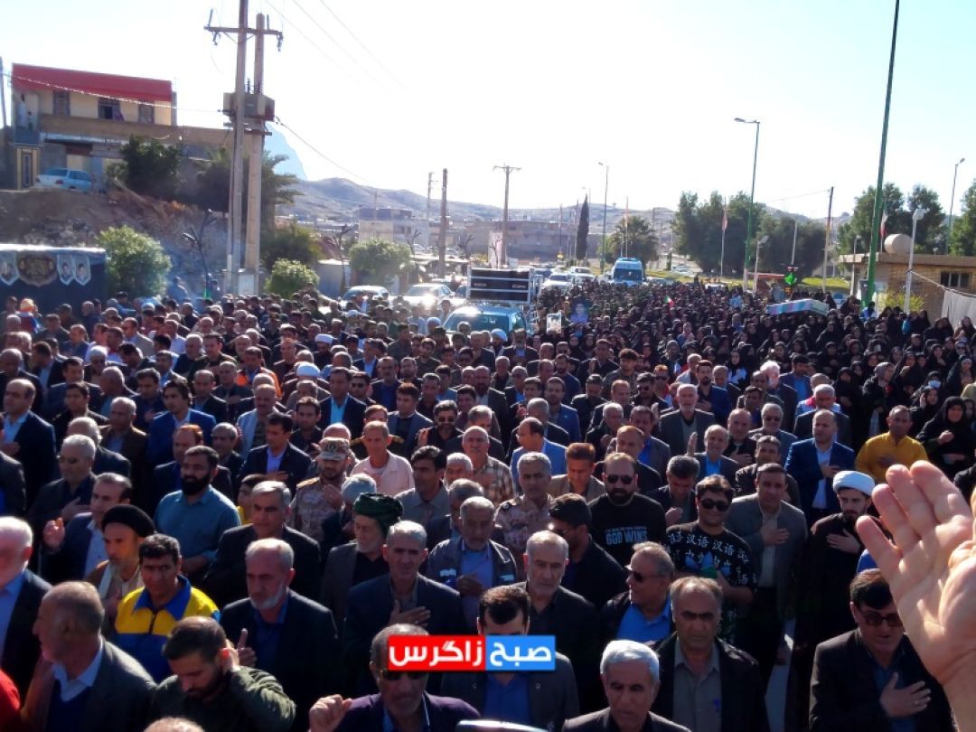 تشییع باشکوه شهیدان گمنام در دیار اولین‌ها+تصاویر