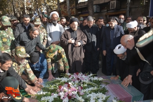 پیکر چهار شهید گمنام در خرم آباد تشییع شد