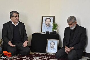 دیدار مدیرکل امور هنری بنیاد شهید با خانواده شهدای...