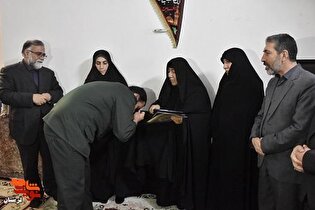 از خانواده شهید «محمدباقر طاهرپور» تجلیل شد