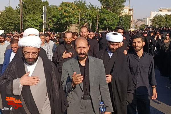 تشییع پیکر شهید «یونس ماهرو بختیاری» در دورود