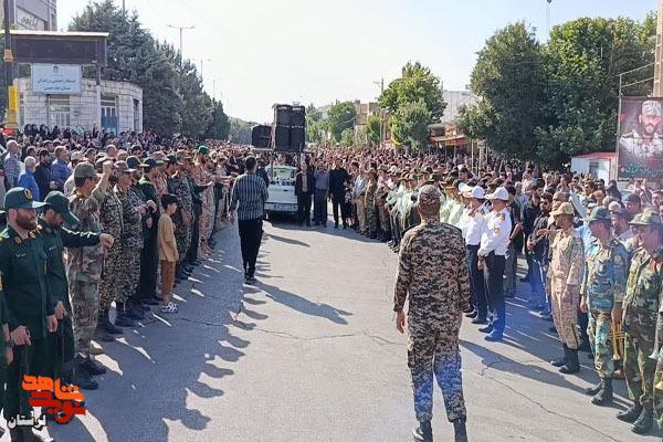 تشییع پیکر شهید «یونس ماهرو بختیاری» در دورود