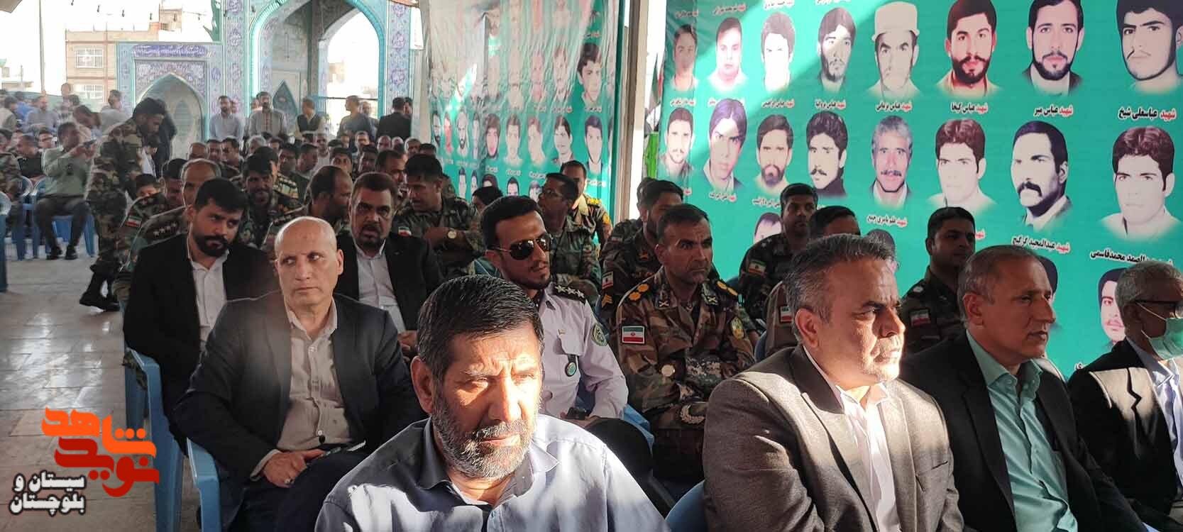 مراسم وداع با پیکر شهید اهل سنت«جلال نوکری» و گرامیداشت سوم خرداد در زاهدان برگزار شد