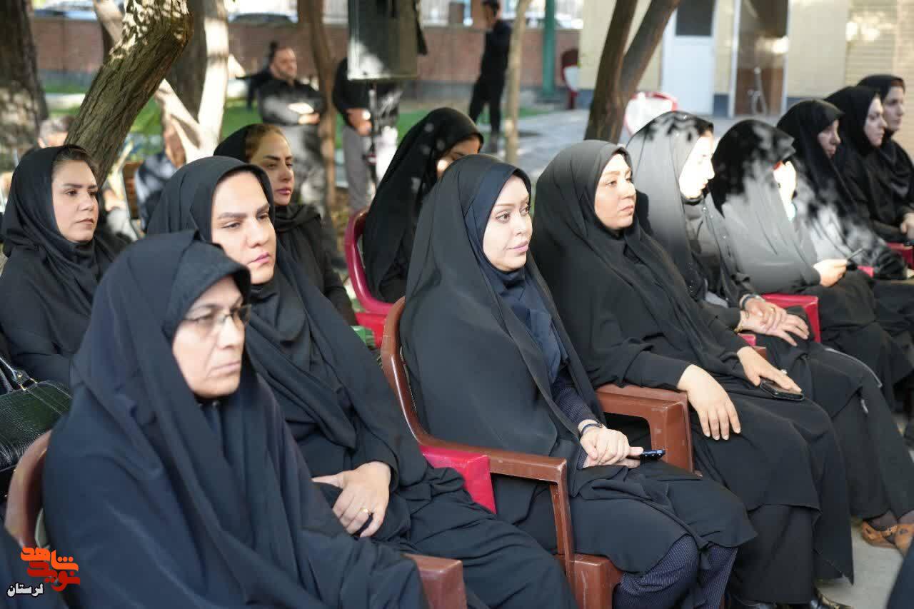 مراسم بزرگداشت شهدای حمله رژیم صهیونیستی در استانداری لرستان برگزار شد