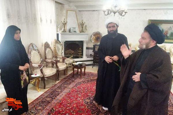دیدار نماینده ولی فقیه در لرستان با خانواده‌های شهدای اقتدار بروجرد