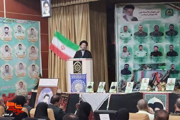 مراسم بزرگداشت شهدای اقتدار و امنیت فراجای لرستان برگزار شد