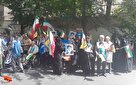 گزارش تصویری| تجمع اعتراضی خانواده‌ شهدا و جانبازان در محکومیت اقدامات تروریستی رژیم صهیونیستی در مقابل دفتر سازمان ملل متحد در تهران