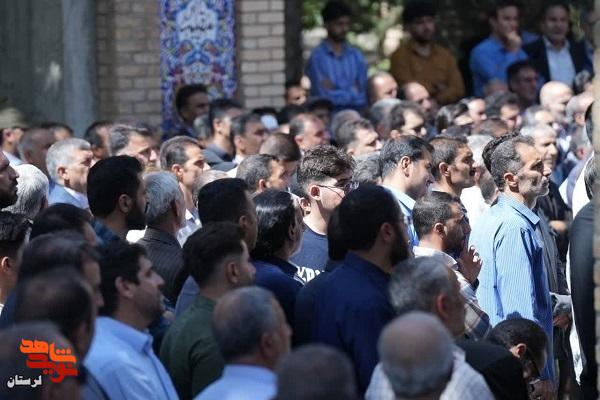تشییع پیکر فرمانده حفاظت اطلاعات بسیج در الشتر