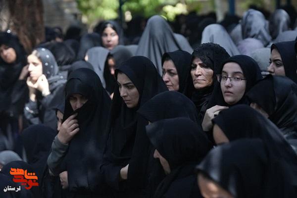 تشییع پیکر فرمانده حفاظت اطلاعات بسیج در الشتر