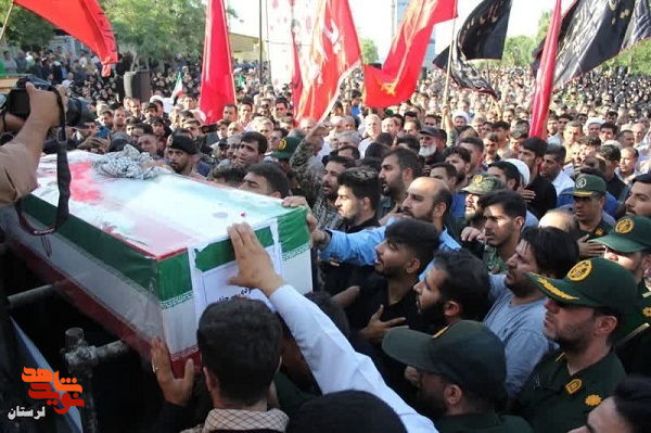 پیکر شهید «حسین محمودی» در خاک زادگاهش آرام گرفت