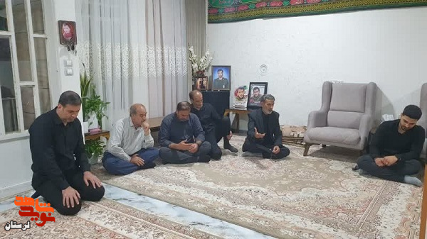 ابراز همدردی فرماندهان سپاه حضرت ابوالفضل(ع) لرستان با خانواده‌های شهدای تهاجم اخیر رژیم صهیونیستی