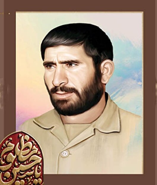 شهیدی که بیرق سرخ امام حسین (ع) کفن وی شد