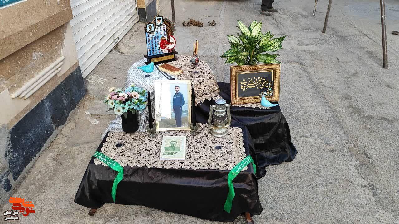 تصاویر/ برگزاری یادواره آبروی محله شهید مدافع حرم شهرستان بجنورد