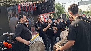 عکس/ موکب بنیاد شهید و امور ایثارگران تهران بزرگ در راهپیمایی جاماندگان اربعین حسینی