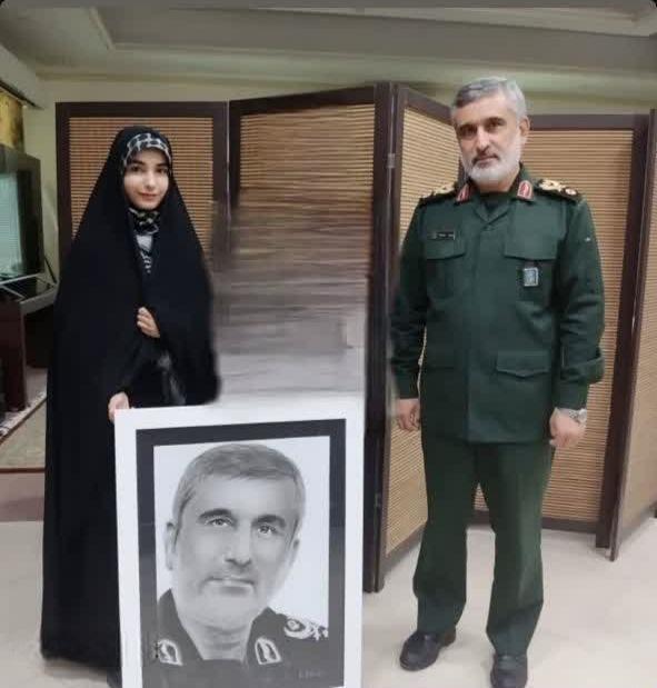 سفارش سردار حاجی زاده به یک دانش آموز