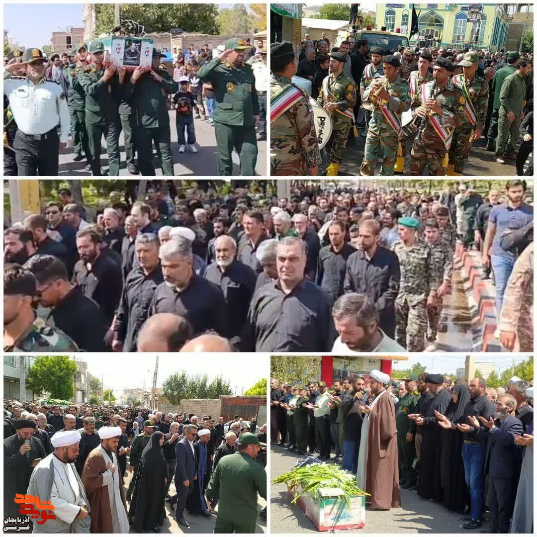 تشییع پیکر مطهر شهید اسماعیل پاشایی از شهدای اقتدار باروق