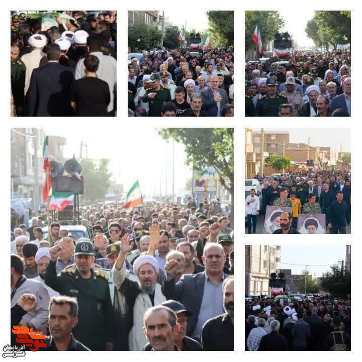 تشییع پیکر مطهر شهید اسماعیل پاشایی از شهدای اقتدار باروق