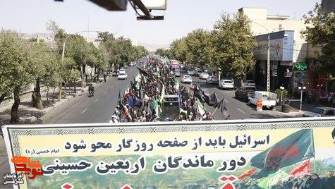 پیاده‌روی جاماندگان اربعین در تبریز