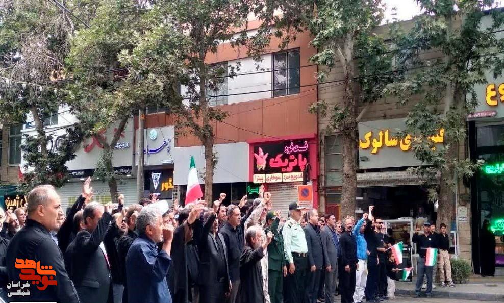 تصاویر/ رزمایش عظیم پیاده روی جاماندگان اربعین حسینی در خراسان شمالی