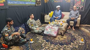 دیدار صمیمی مسئولان با آزاده و جانباز سرافراز «حسن حلفی»