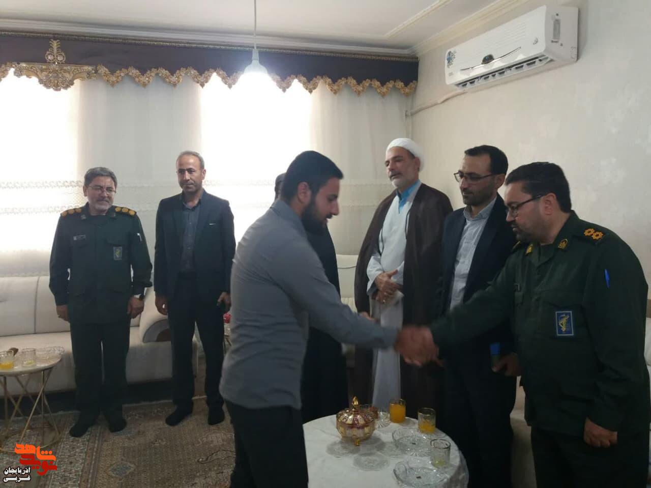 دیدار و تجلیل از همسران آزادگان متوفی در شهرستان پلدشت