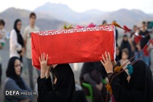 نمایش خیابانی و تعزیهخوانی در یادمان شهدای گمنام قزوین اجرا شد
