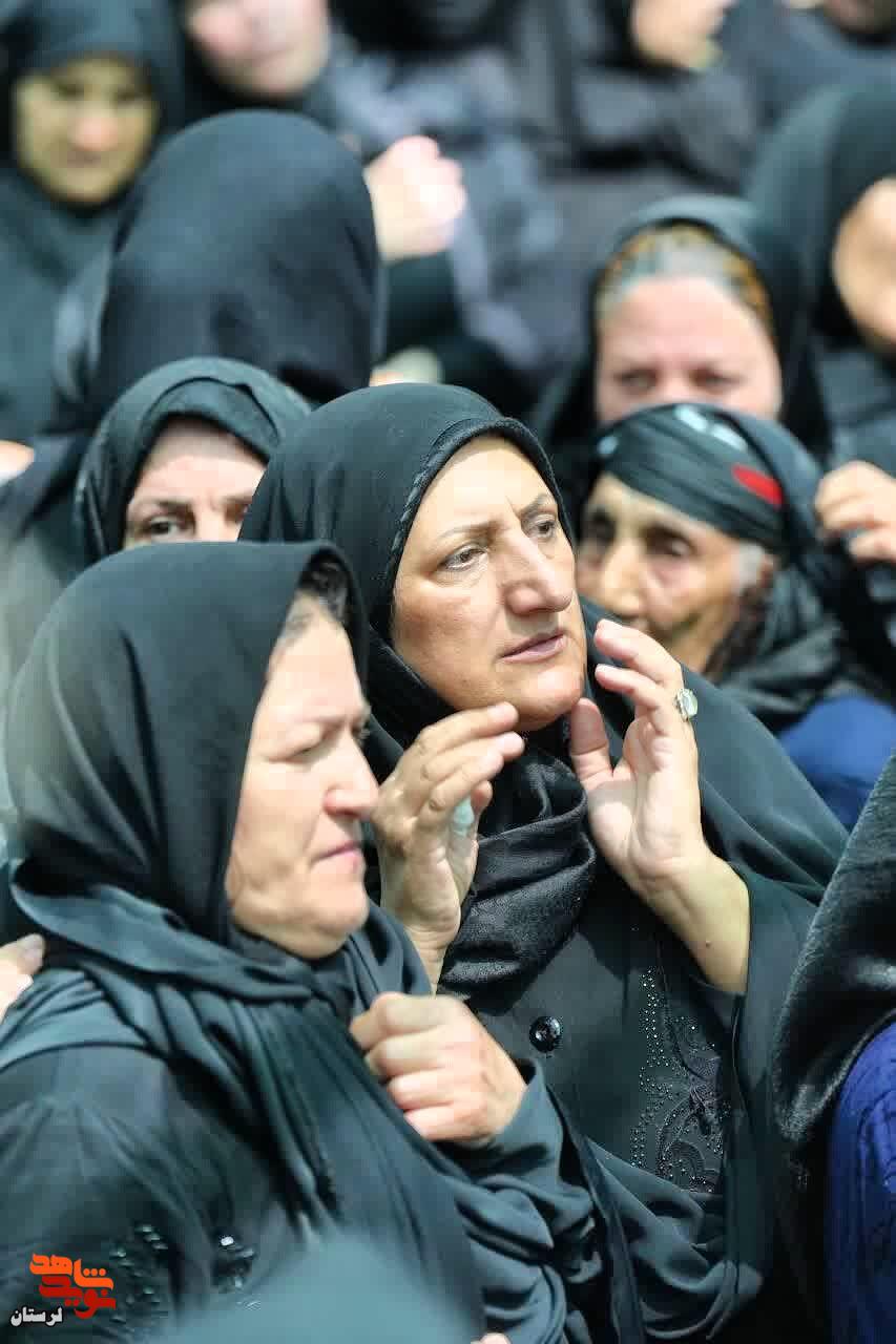 مراسم اربعین شهدای اقتدار وطن در خرم آباد برگزار شد